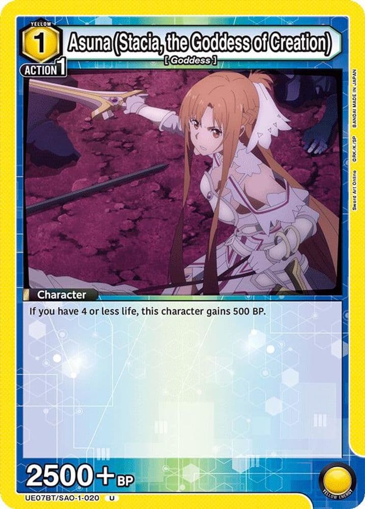 Asuna (Stacia, the Goddess of Creation)
