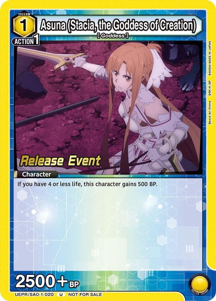 Asuna (Stacia, the Goddess of Creation) (Release Event)
