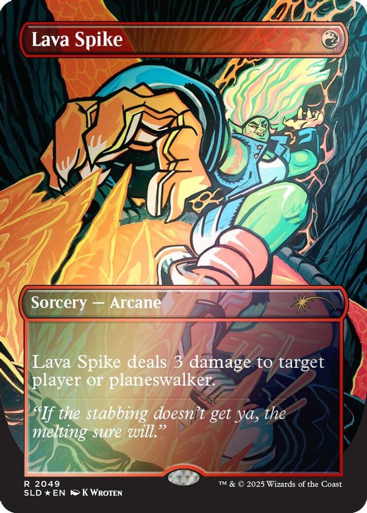 Lava Spike (Rainbow Foil)