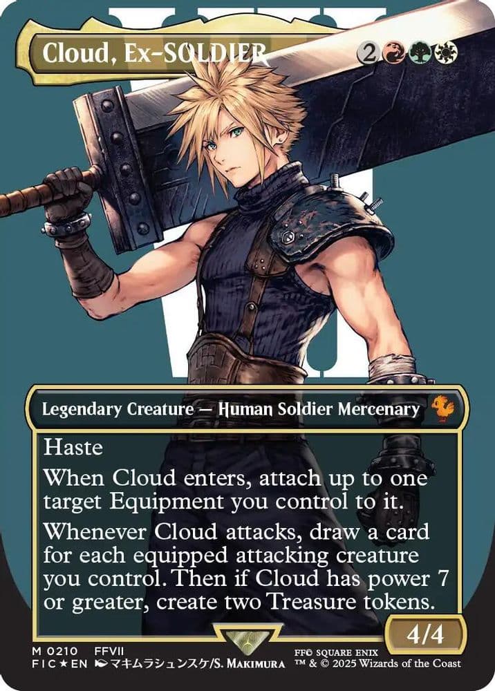 Cloud, Ex-SOLDIER (Borderless · Surge Foil)
