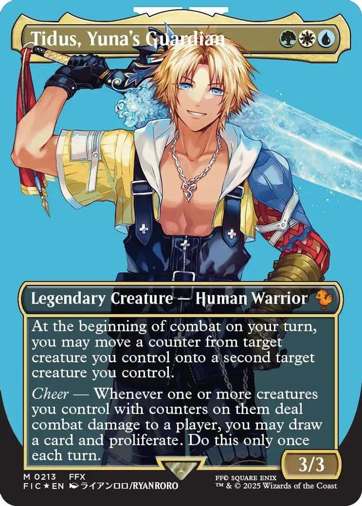 Tidus, Yuna's Guardian (Borderless · Surge Foil)