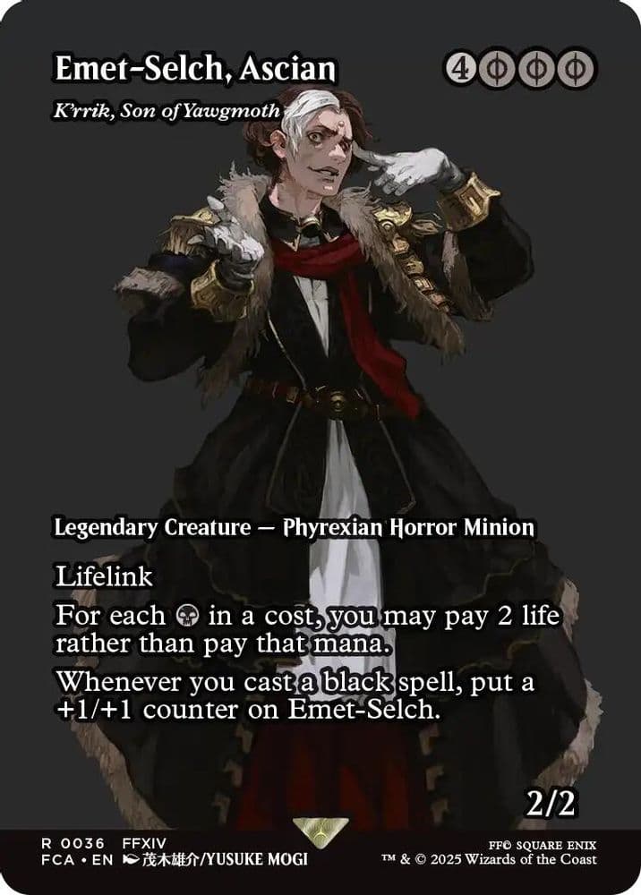 Emet-Selch, Ascian - K'rrik, Son of Yawgmoth (Showcase)