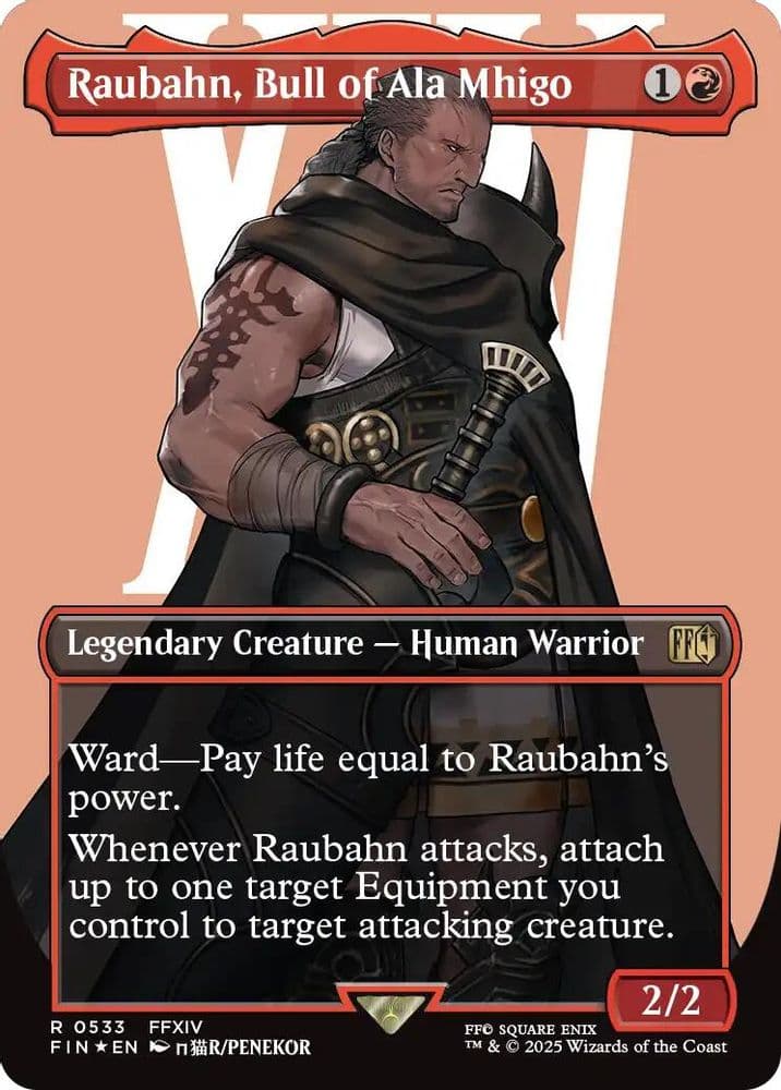 Raubahn, Bull of Ala Mhigo (Borderless · Surge Foil)