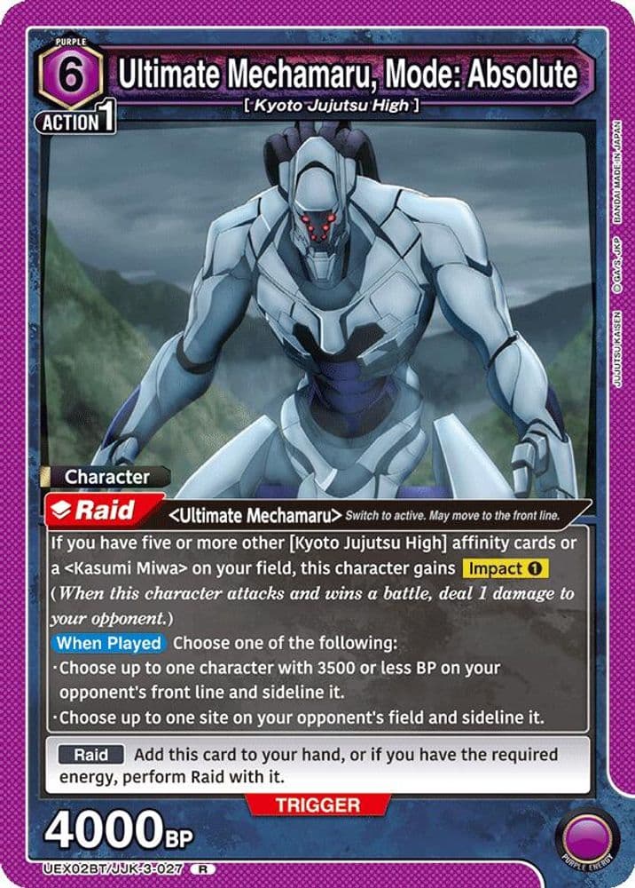 Ultimate Mechamaru, Mode: Absolute