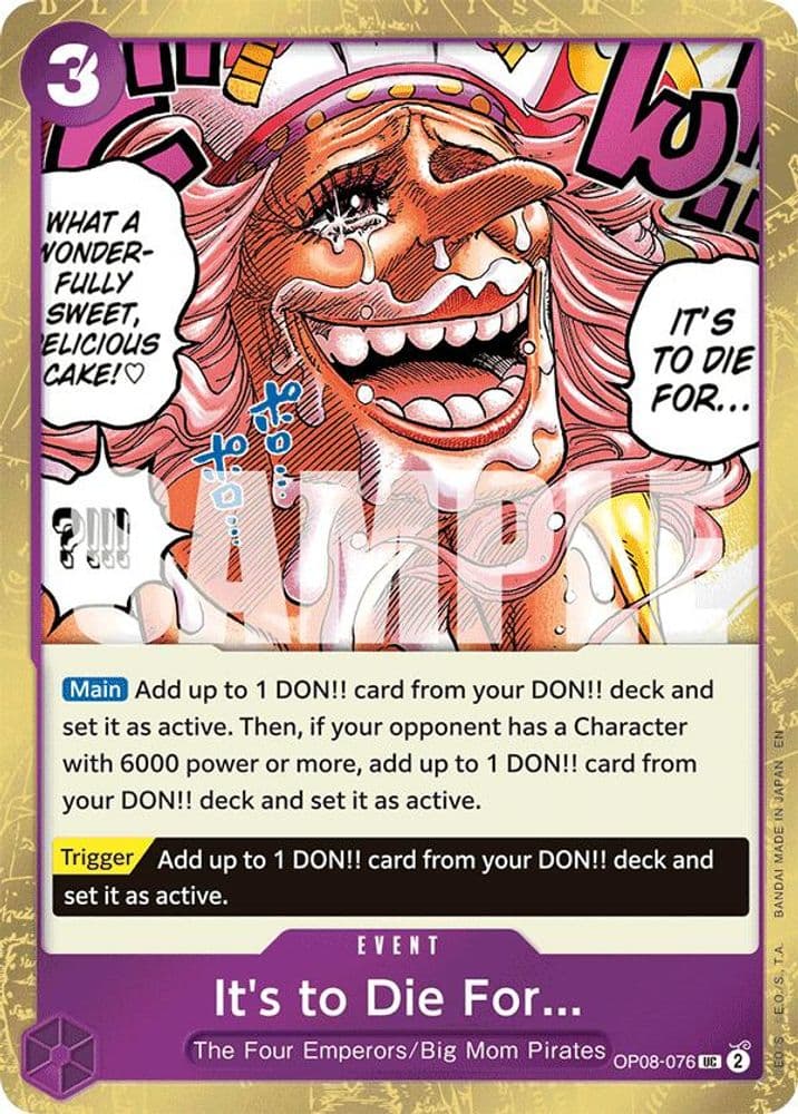 It's to Die For (Pirate Foil)