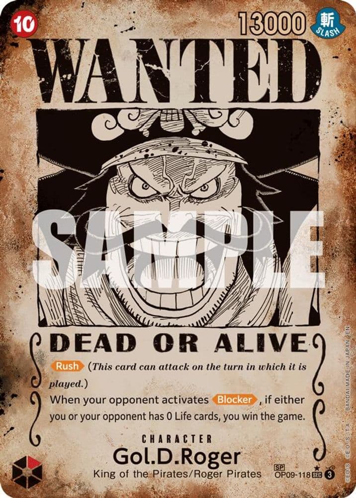 Gol.D.Roger (SP · Wanted Poster)