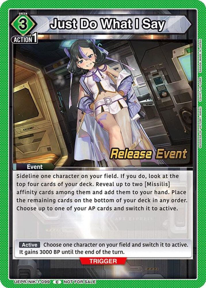 Just Do What I Say (Release Event)