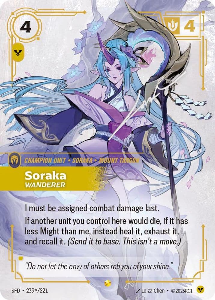 Soraka - Wanderer (Signature)
