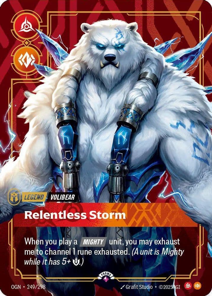 Volibear - Relentless Storm (Organized Play Promotional · Metal · Best Of)