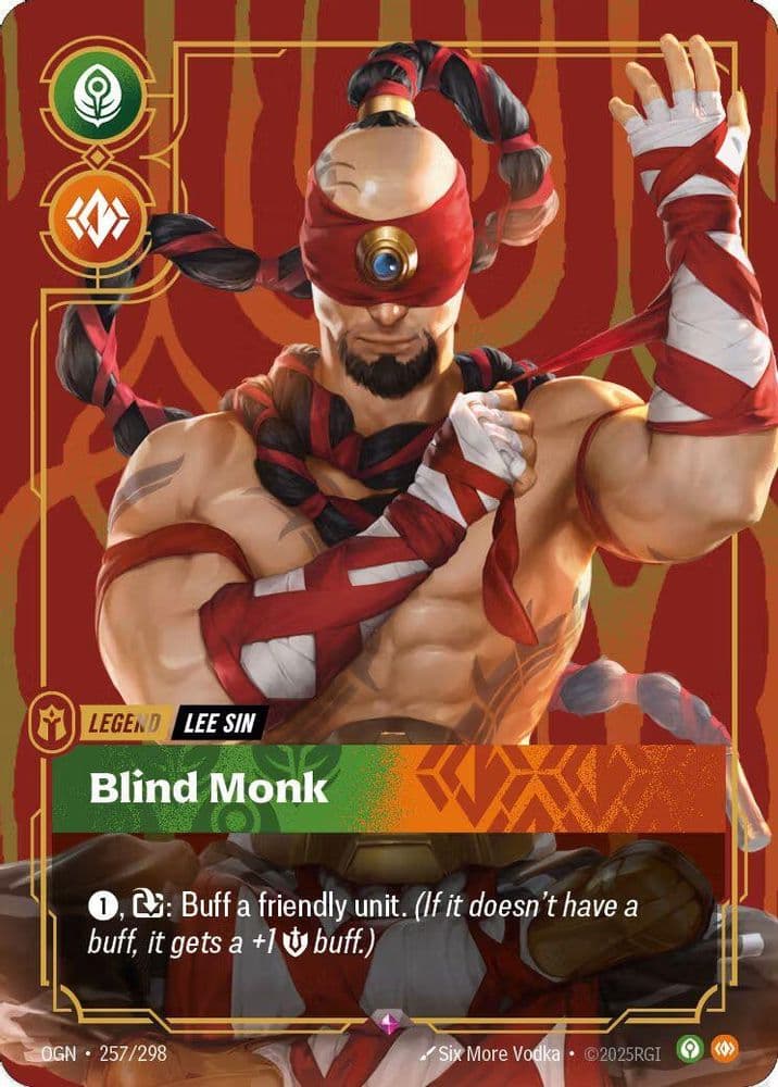 Lee Sin - Blind Monk (Organized Play Promotional · Metal · Best Of)