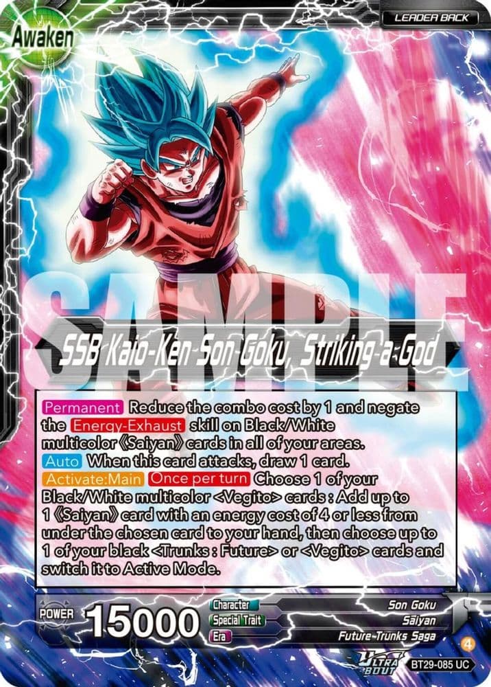 Son Goku // SSB Kaio-Ken Son Goku, Striking a God