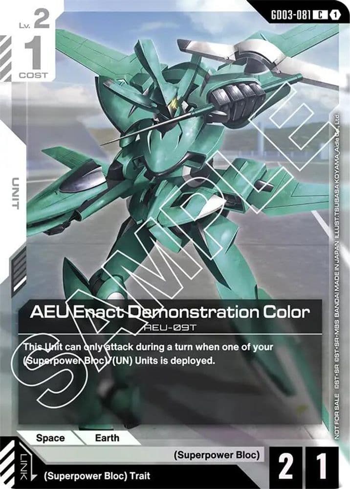 AEU Enact Demonstration Color (Store Tournament Participant Pack 03)