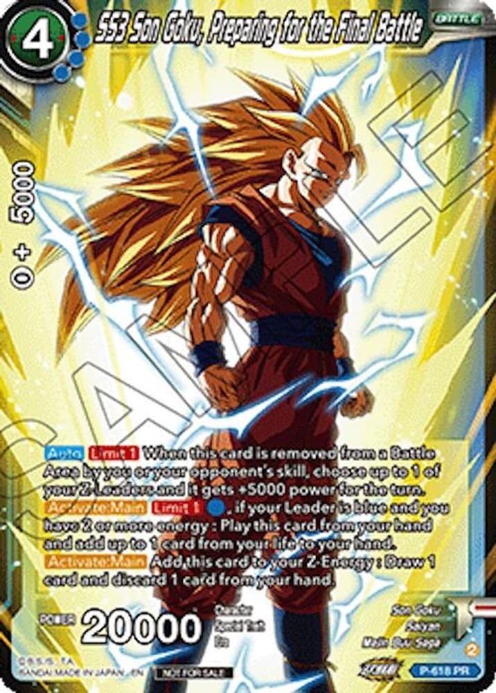 SS3 Son Goku, Preparing for the Final Battle (Ultra-Bout Series Tournament Pack Vol.1)