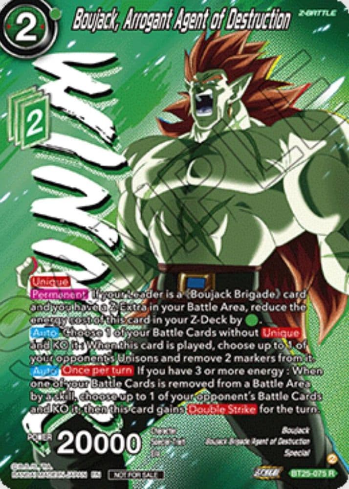 Boujack, Arrogant Agent of Destruction (Ultra-Bout Series Tournament Pack Vol.1 · Winner)