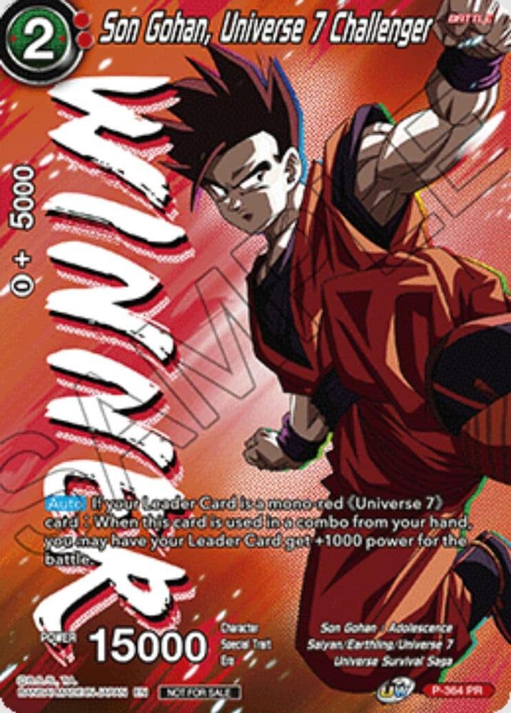 Son Gohan, Universe 7 Challenger (Ultra-Bout Series Tournament Pack Vol.1 · Winner)