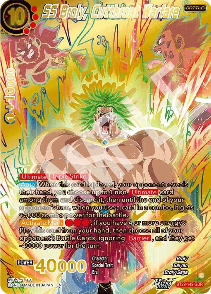 SS Broly, Cutthroat Warfare (GDR)