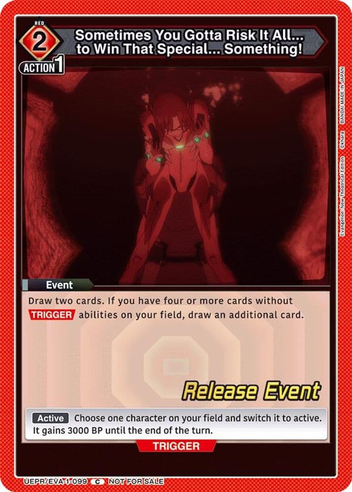 Sometimes You Gotta Risk It All... to Win That Special... Something! (Release Event)
