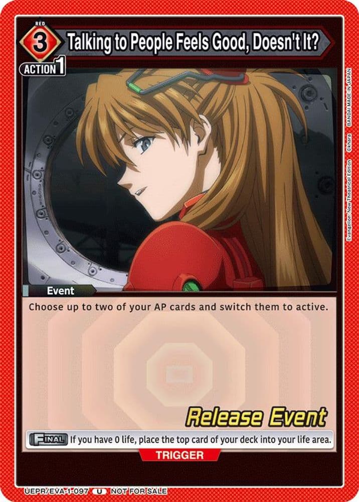 Talking to People Feels Good, Doesn't It? (Release Event)