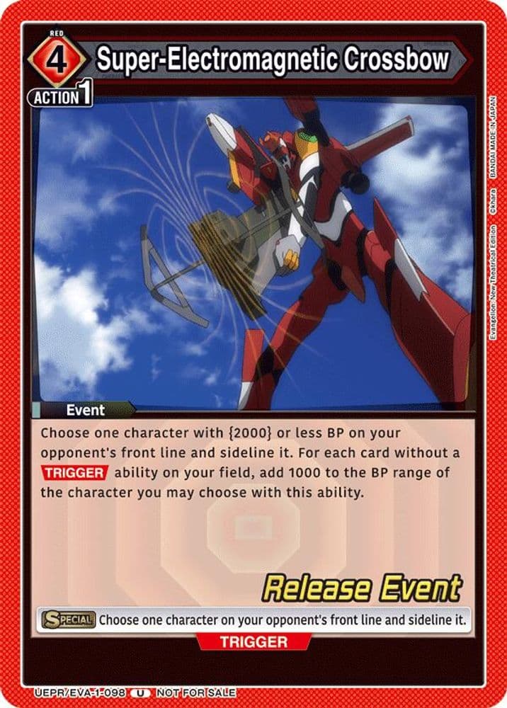 Super-Electromagnetic Crossbow (Release Event)