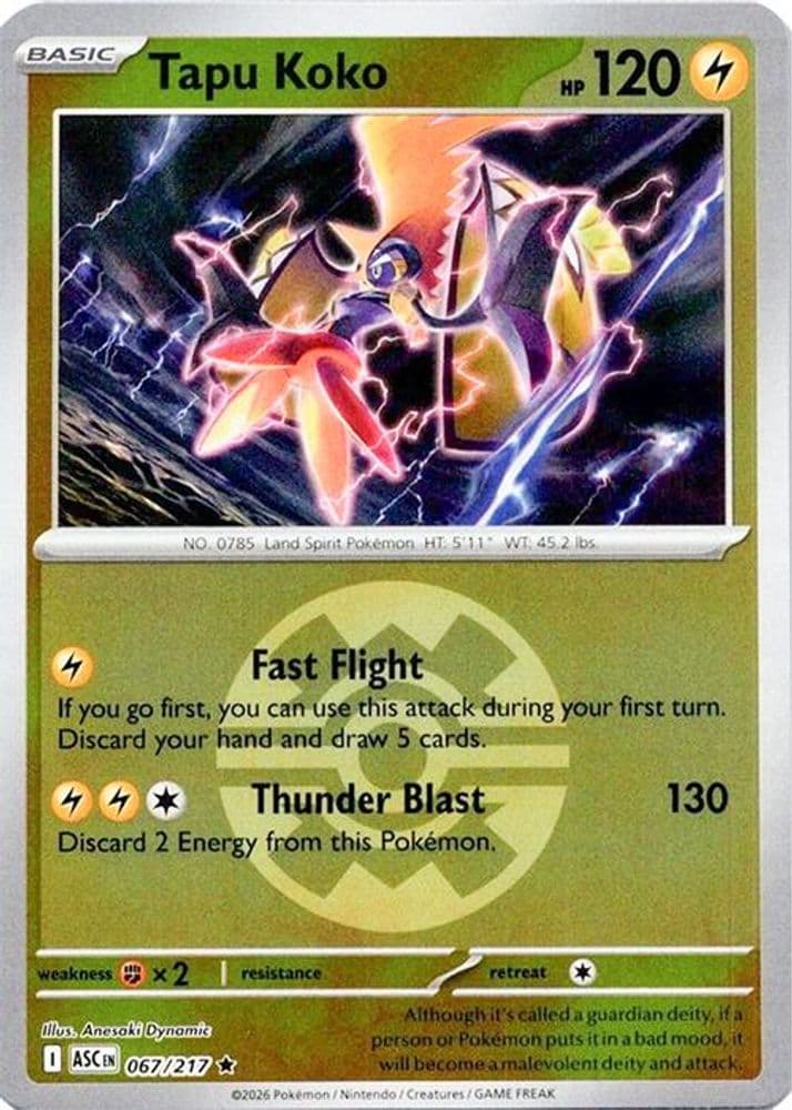 Tapu Koko (Quick Ball)