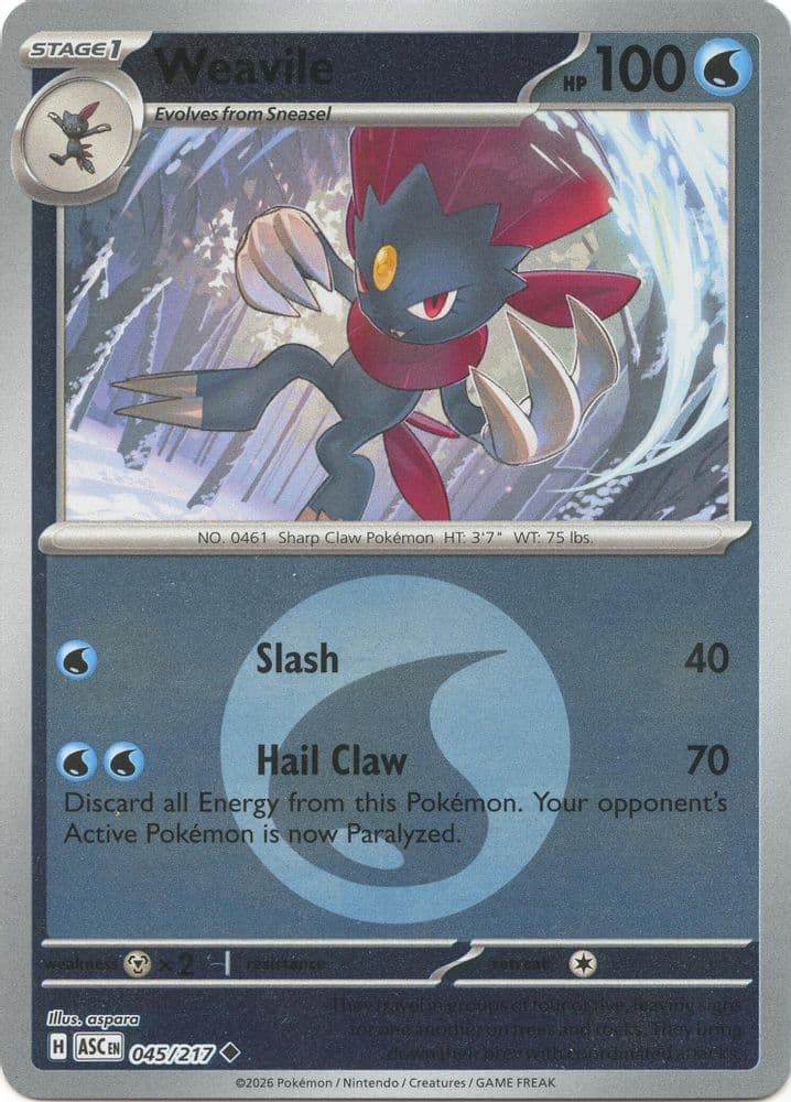 Weavile (Energy Symbol Pattern)