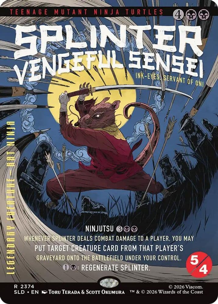 Splinter, Vengeful Sensei - Ink-Eyes, Servant of Oni