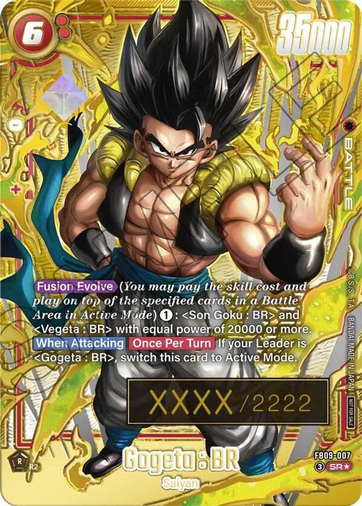 Gogeta : BR (Serial Numbered)