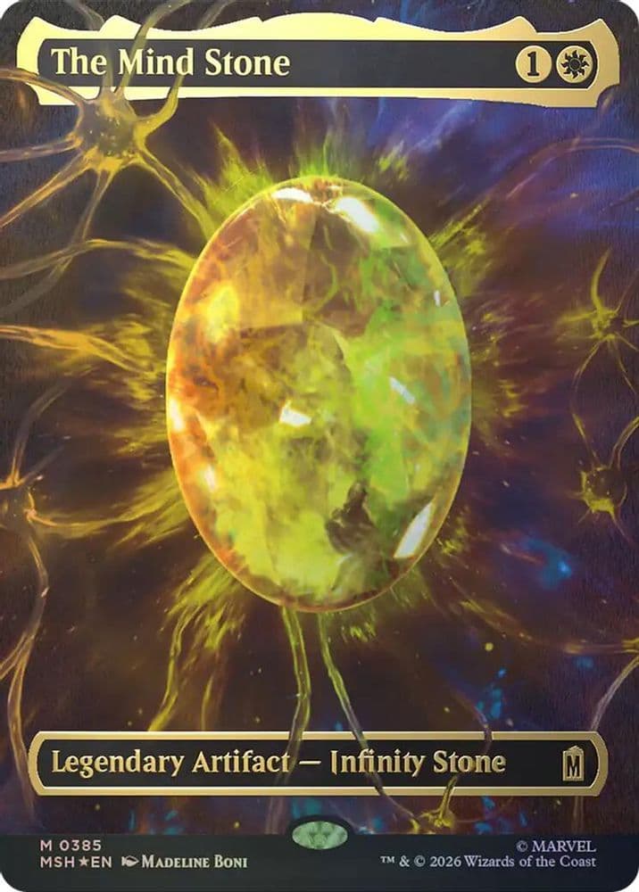 The Mind Stone (Borderless) (Cosmic Foil)