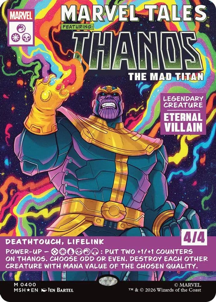 Thanos, The Mad Titan (Borderless)