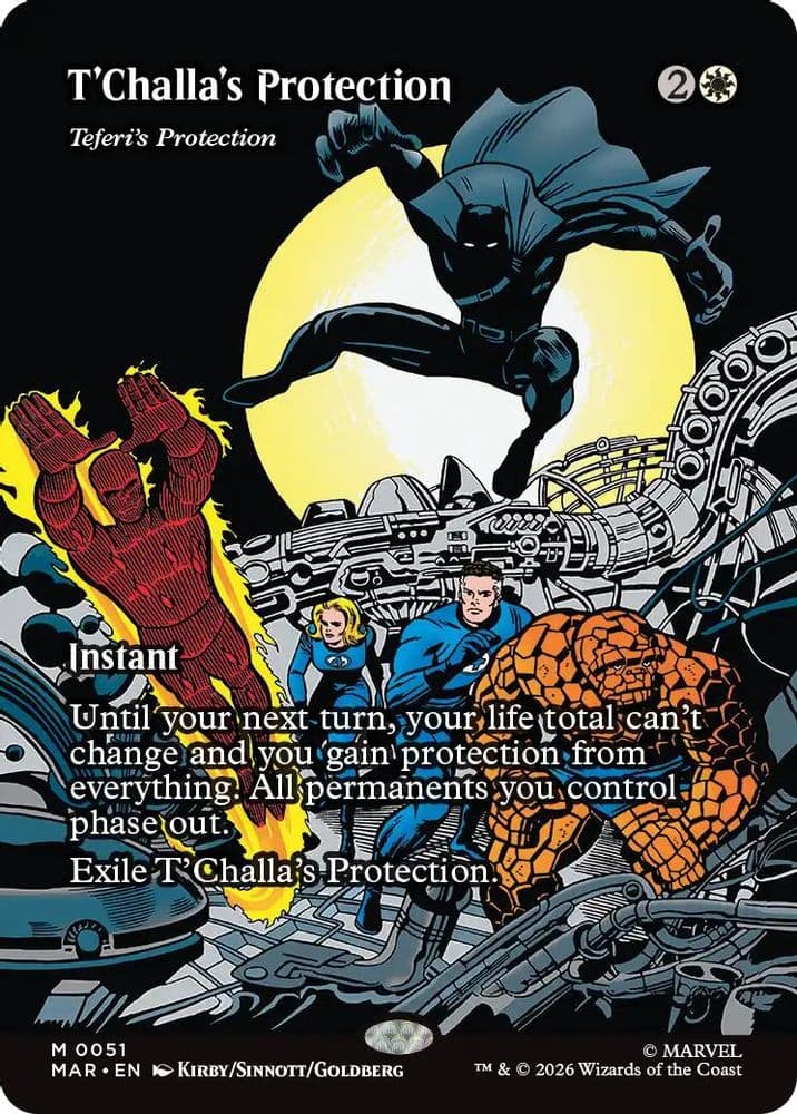 T'Challa's Protection - Teferi's Protection (Borderless)