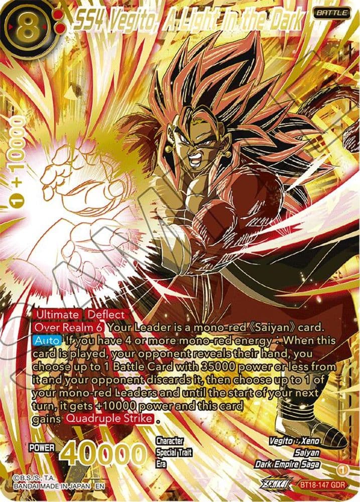 SS4 Vegito, A Light in the Dark (GDR)