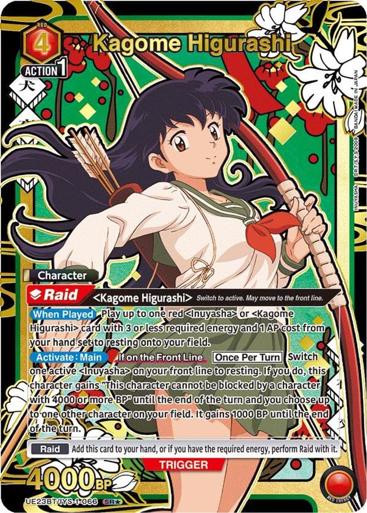 Kagome Higurashi (SR* · Box Topper Gold Foil)