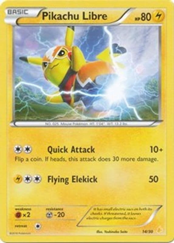 Pikachu Libre (Pikachu Libre · 14 - Non-Holo)