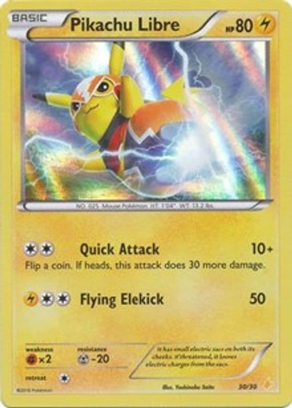 Pikachu Libre (Pikachu Libre · 30 - Holo)