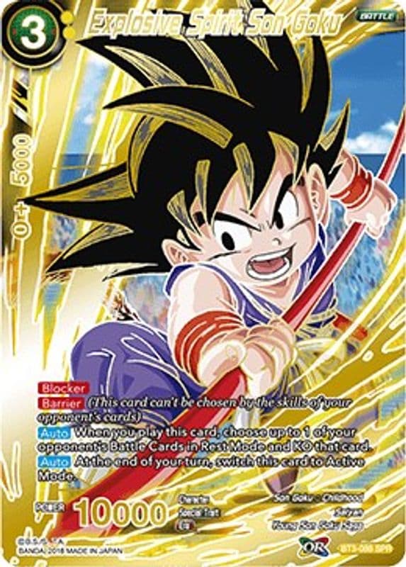 Explosive Spirit Son Goku (Championship Selection Pack 2023 Vol.2) (Silver Foil) (SPR)