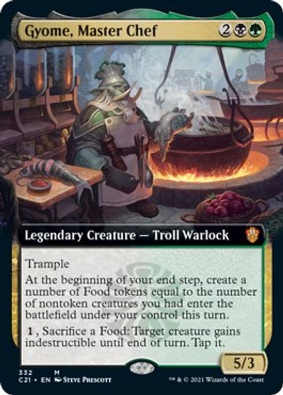 Gyome, Master Chef (Extended Art)