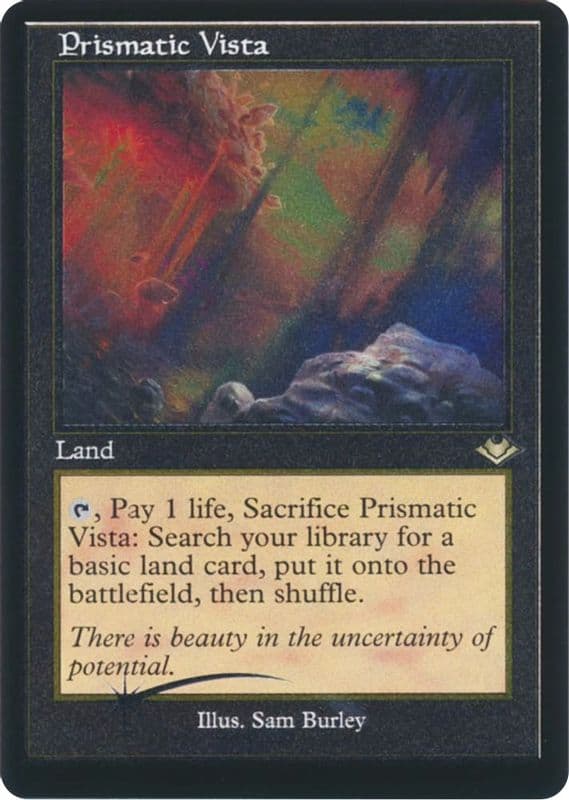 Prismatic Vista (Retro Frame · Foil Etched)