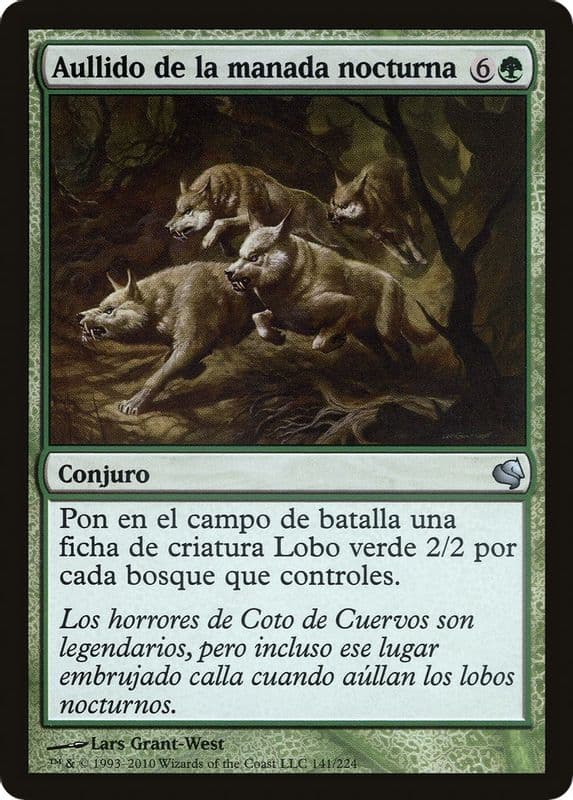 Howl of the Night Pack (Spanish) - "Aullido de la manada nocturna"