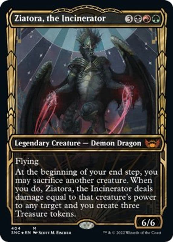 Ziatora, the Incinerator (Gilded Foil)