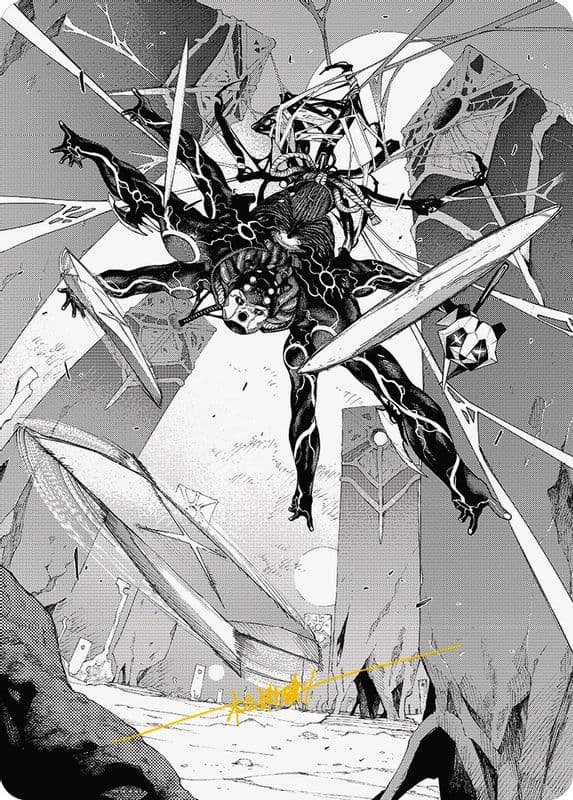 Kaito, Dancing Shadow Art Card (78/81 · Gold-Stamped Signature)