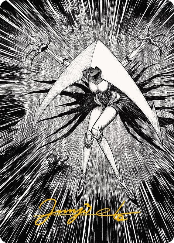 Elesh Norn, Mother of Machines Art Card (64/81 · Gold-Stamped Signature)