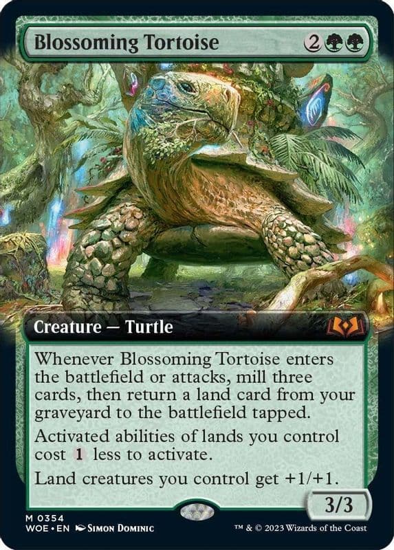 Blossoming Tortoise (Extended Art)