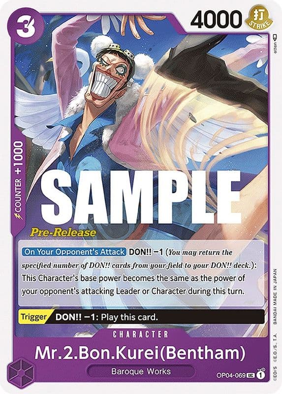 Mr.2.Bon.Kurei (Bentham) (Pre-Release)