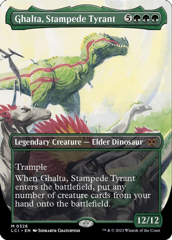 Ghalta, Stampede Tyrant (Borderless)