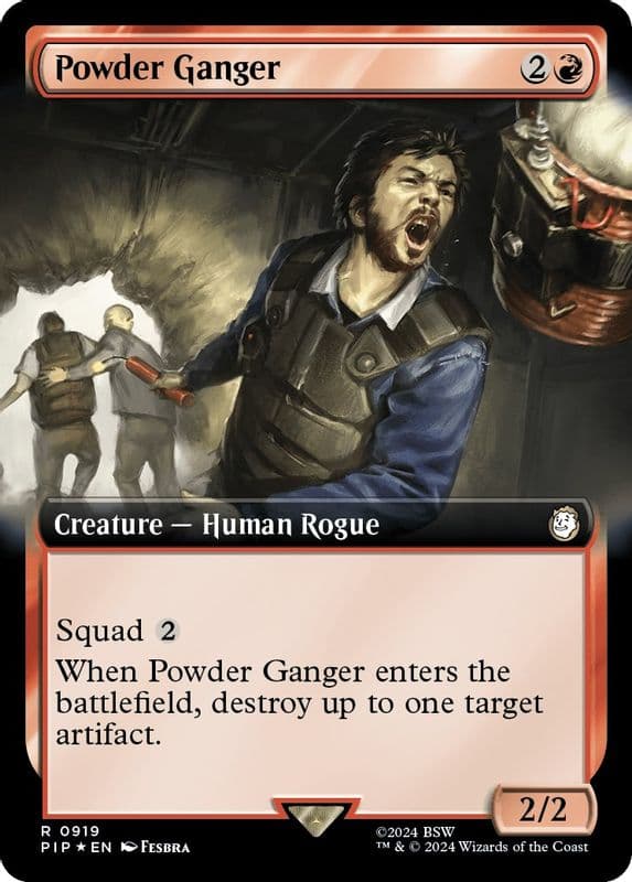 Powder Ganger (Extended Art · Surge Foil)