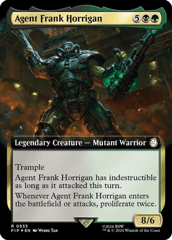 Agent Frank Horrigan (Extended Art · Surge Foil)