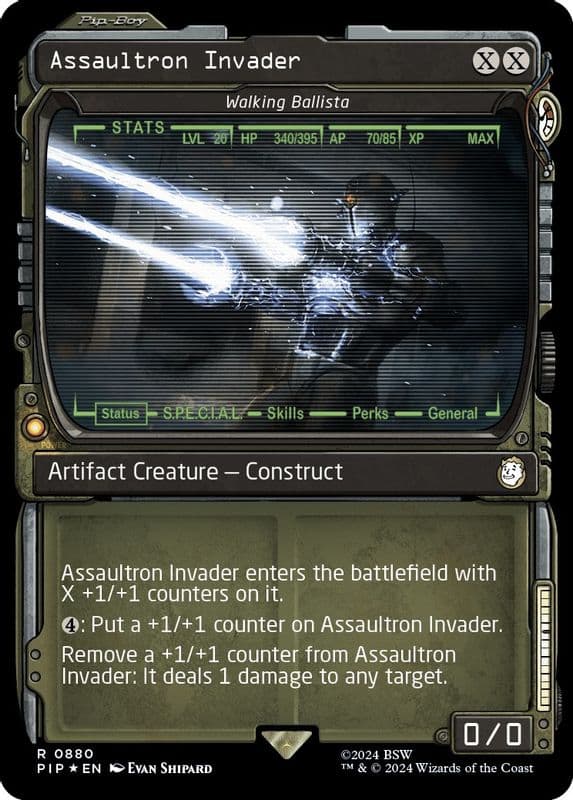 Assaultron Invader - Walking Ballista (Showcase · Surge Foil)