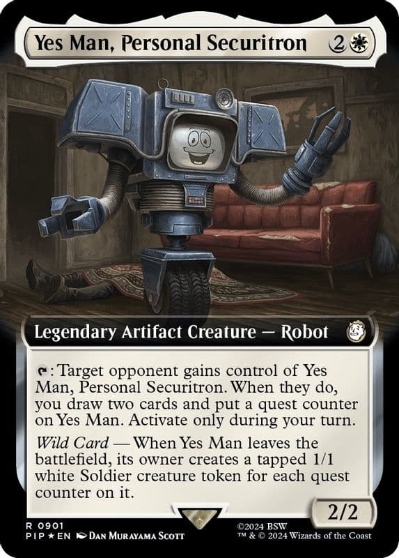 Yes Man, Personal Securitron (Extended Art · Surge Foil)