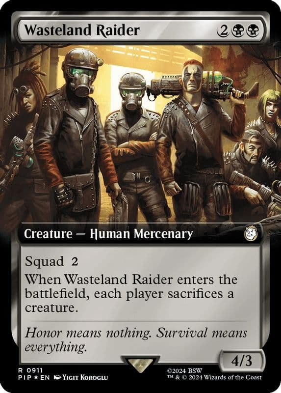 Wasteland Raider (Extended Art · Surge Foil)