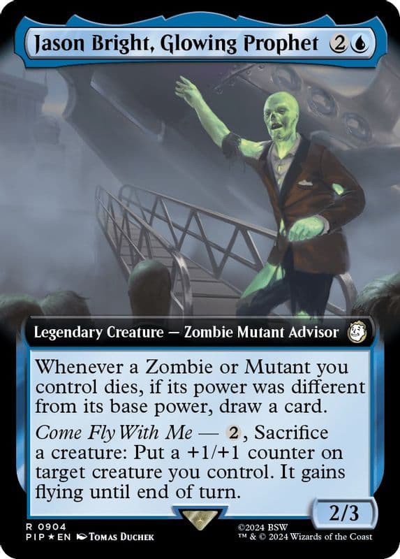 Jason Bright, Glowing Prophet (Extended Art · Surge Foil)